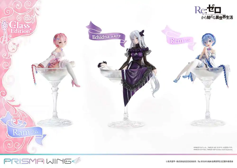 Re:ZERO Starting Life in Another World Prisma Wing PVC-Statue 1/7 Ram Glass Edition 24 cm Produktfoto