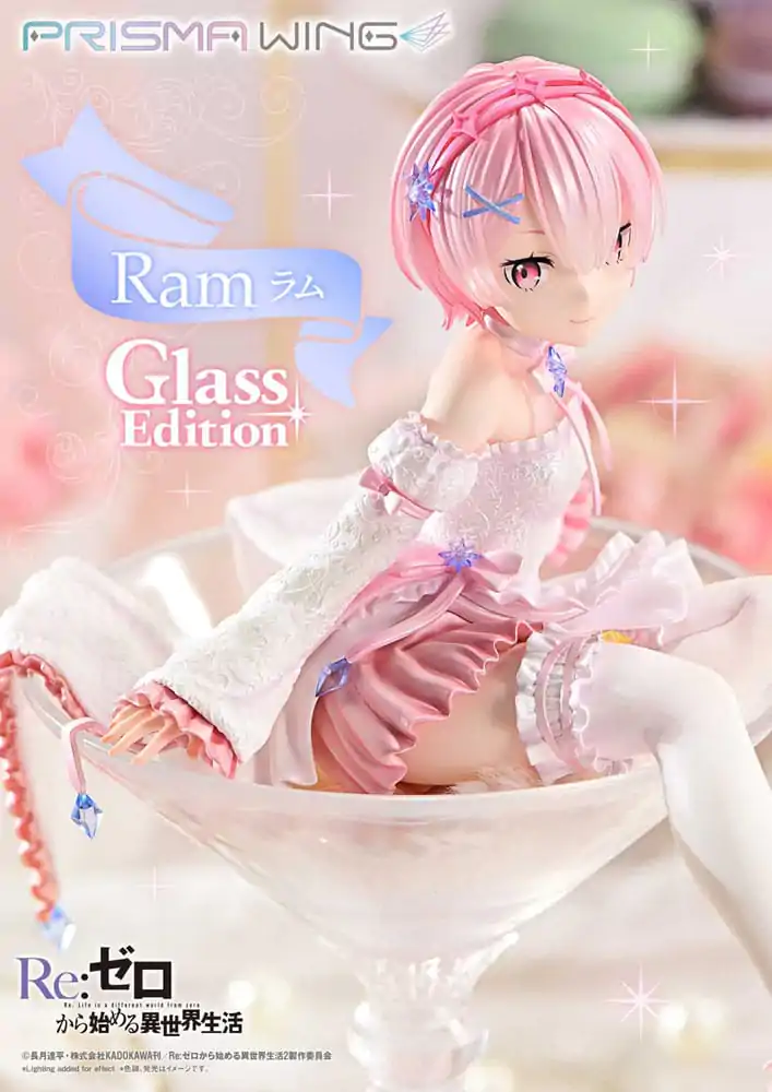 Re:ZERO Starting Life in Another World Prisma Wing PVC-Statue 1/7 Ram Glass Edition 24 cm Produktfoto