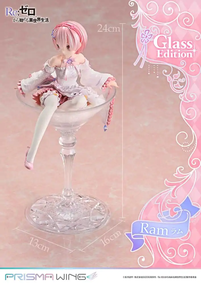 Re:ZERO Starting Life in Another World Prisma Wing PVC-Statue 1/7 Ram Glass Edition 24 cm Produktfoto