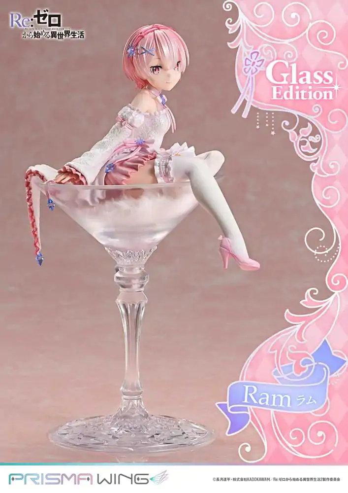 Re:ZERO Starting Life in Another World Prisma Wing PVC-Statue 1/7 Ram Glass Edition 24 cm Produktfoto