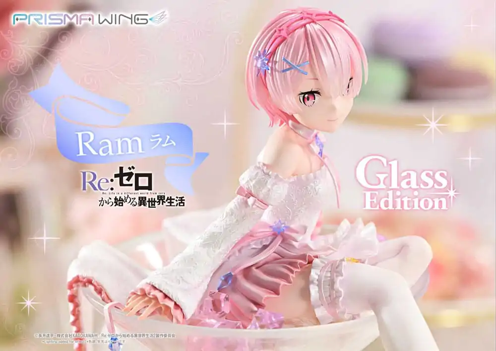 Re:ZERO Starting Life in Another World Prisma Wing PVC-Statue 1/7 Ram Glass Edition 24 cm Produktfoto