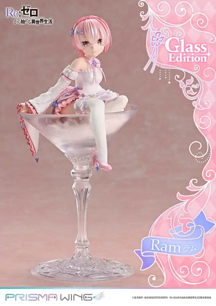 Re:ZERO Starting Life in Another World Prisma Wing PVC-Statue 1/7 Ram Glass Edition 24 cm Produktfoto