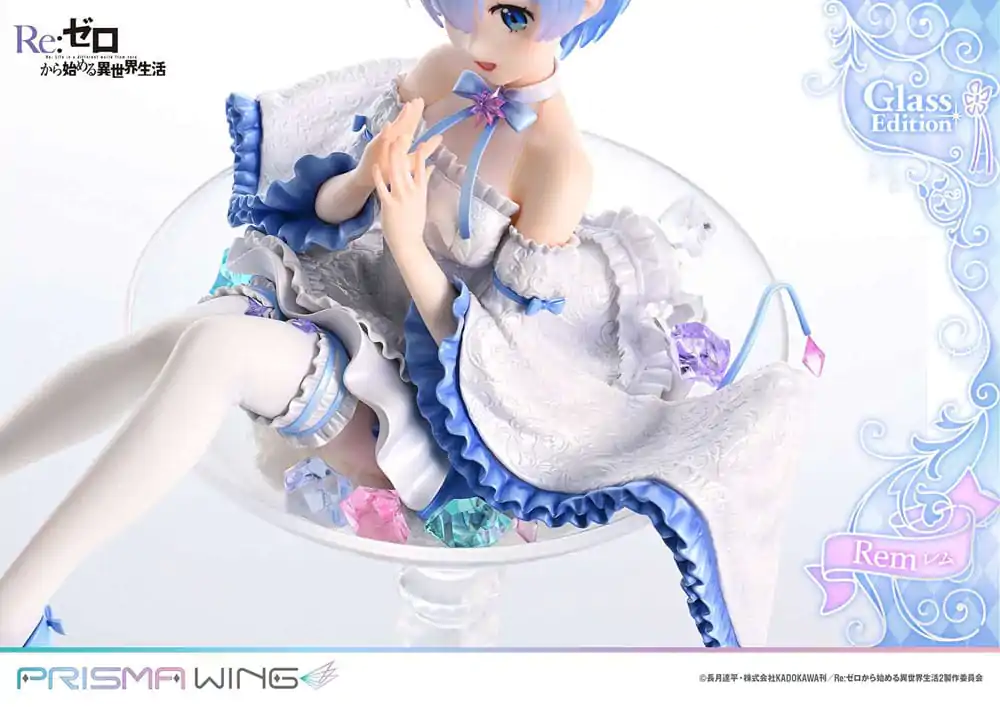 Re:Zero - Starting Life in Another World Prisma Wing PVC Statue 1/7 Rem Glass Edition 23 cm termékfotó