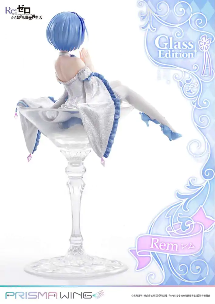 Re:Zero - Starting Life in Another World Prisma Wing PVC Statue 1/7 Rem Glass Edition 23 cm termékfotó