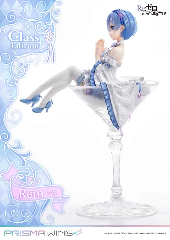 Re:Zero - Starting Life in Another World Prisma Wing PVC Statue 1/7 Rem Glass Edition 23 cm termékfotó