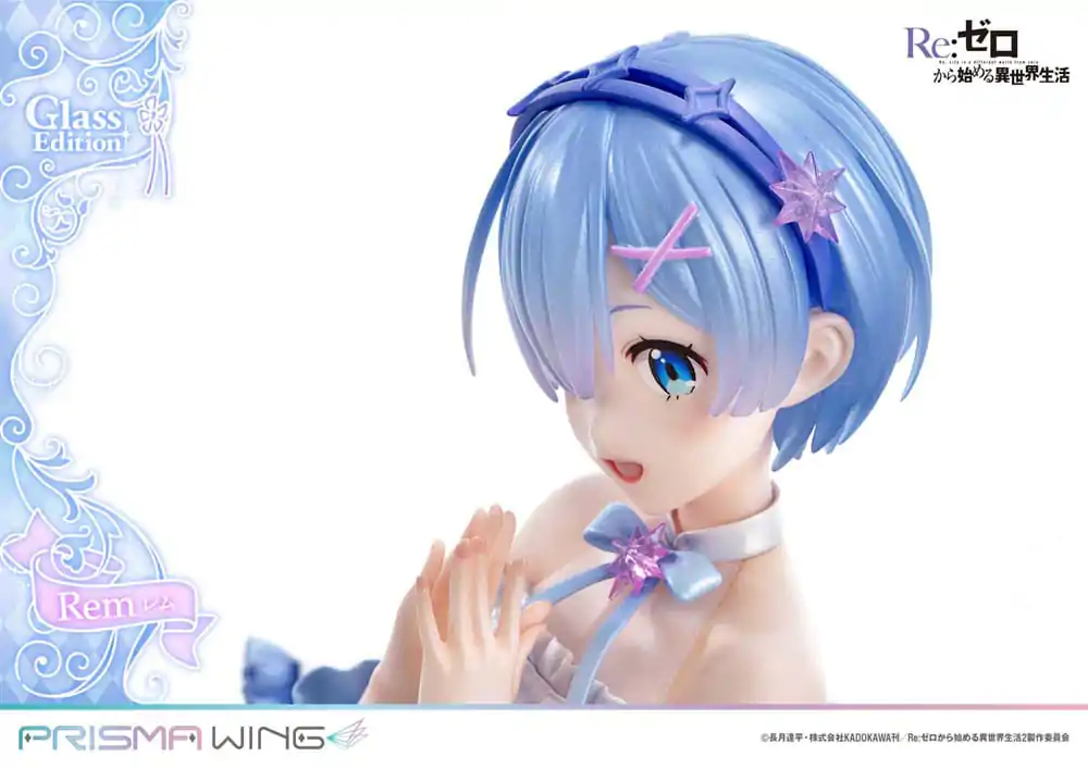 Re:Zero - Starting Life in Another World Prisma Wing PVC Statue 1/7 Rem Glass Edition 23 cm termékfotó