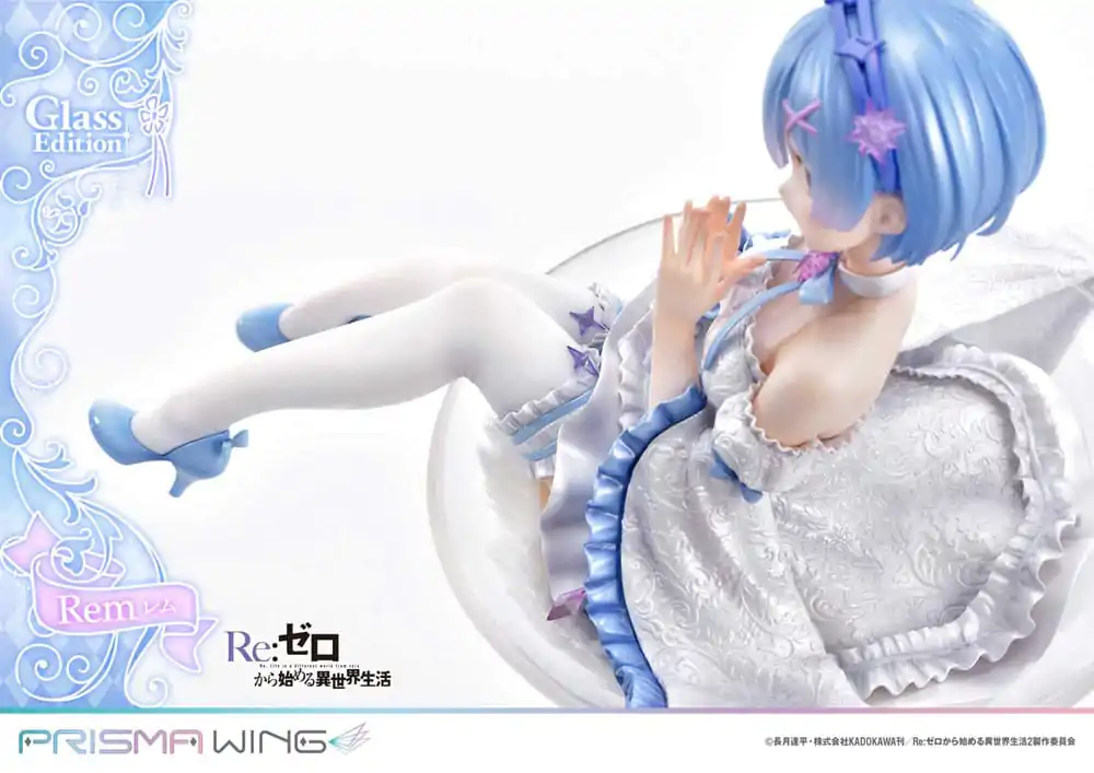 Re:Zero - Starting Life in Another World Prisma Wing PVC Statue 1/7 Rem Glass Edition 23 cm termékfotó