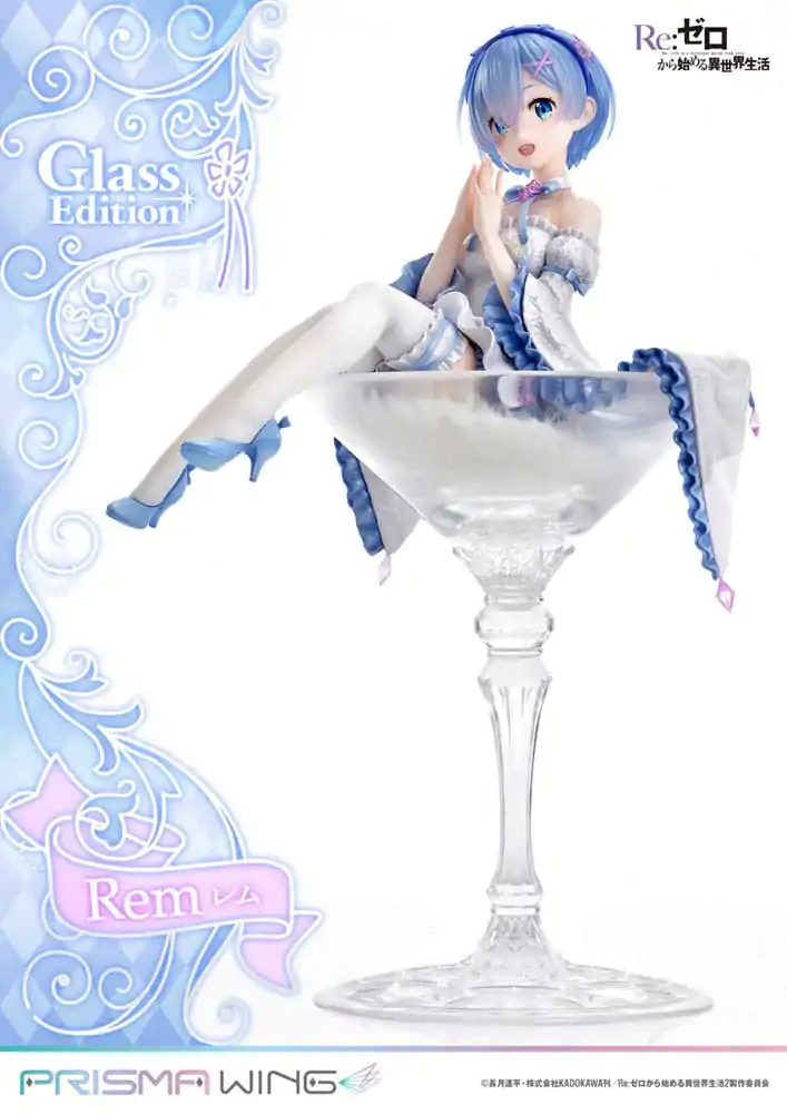 Re:Zero - Starting Life in Another World Prisma Wing PVC Statue 1/7 Rem Glass Edition 23 cm termékfotó