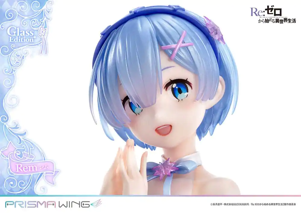 Re:Zero - Starting Life in Another World Prisma Wing PVC Statue 1/7 Rem Glass Edition 23 cm termékfotó