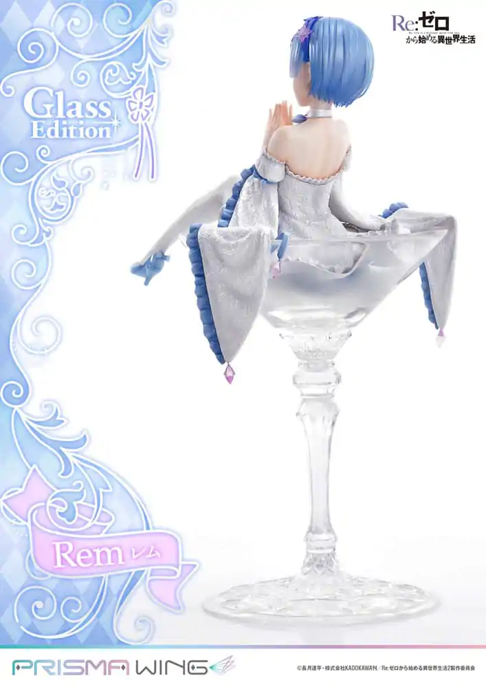 Re:Zero - Starting Life in Another World Prisma Wing PVC Statue 1/7 Rem Glass Edition 23 cm termékfotó