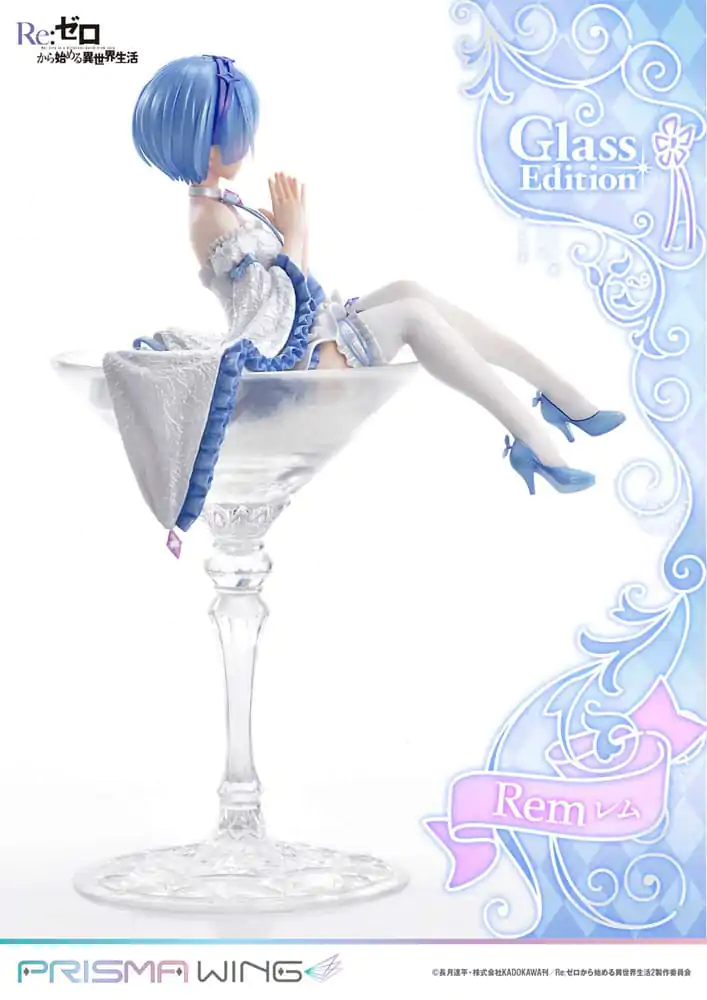 Re:Zero - Starting Life in Another World Prisma Wing PVC Statue 1/7 Rem Glass Edition 23 cm termékfotó