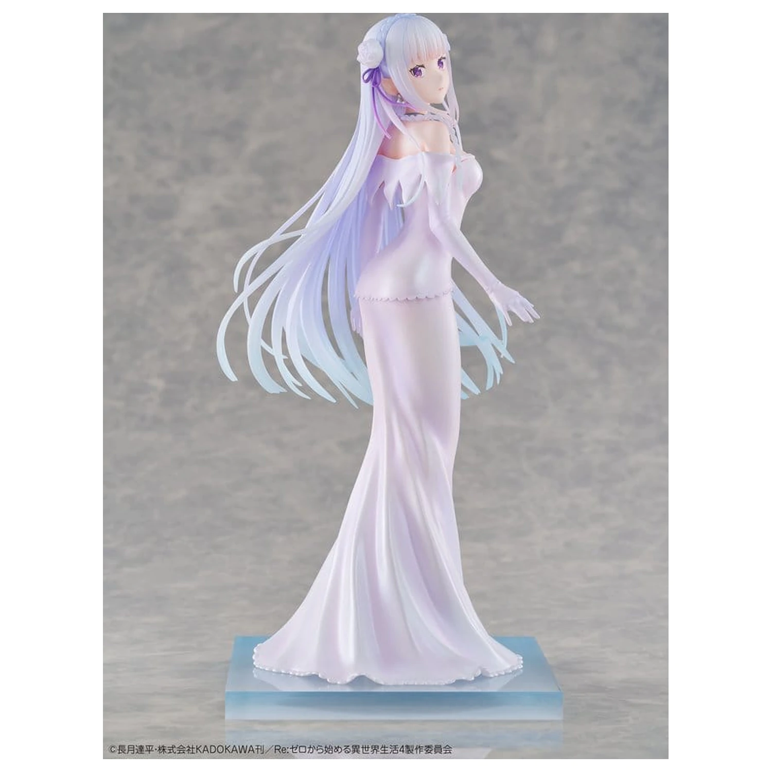 Re:ZERO -Starting Life in Another World- PVC Figur 1/7 Emilia Wedding dress Ver. 24 cm Produktfoto