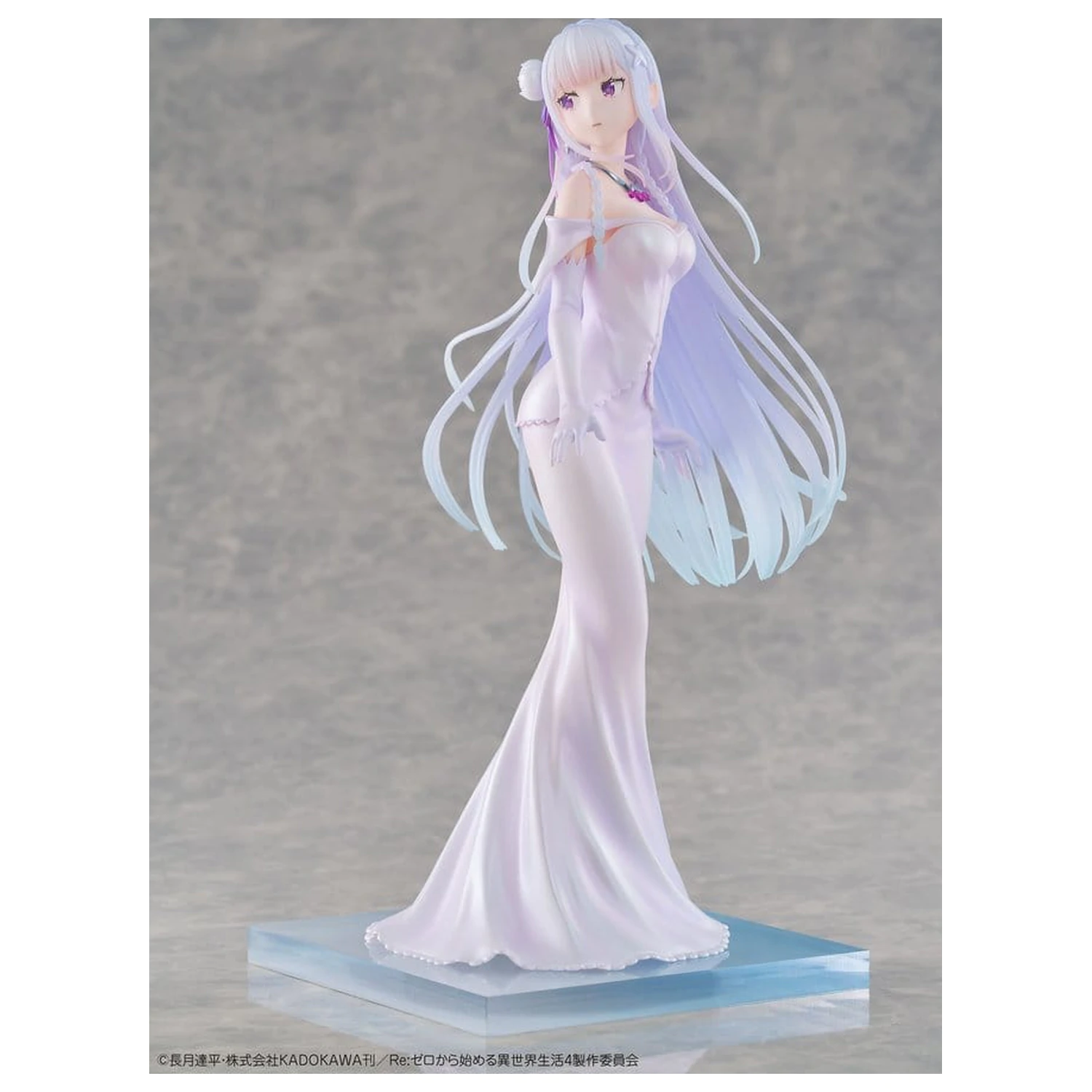 Re:ZERO -Starting Life in Another World- PVC Figur 1/7 Emilia Wedding dress Ver. 24 cm Produktfoto