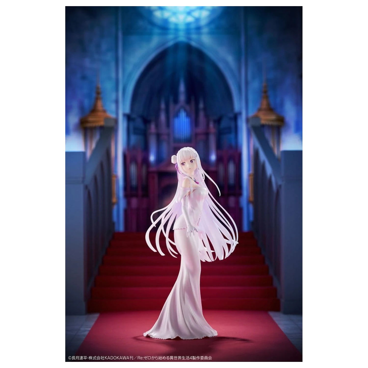 Re:ZERO -Starting Life in Another World- PVC Figur 1/7 Emilia Wedding dress Ver. 24 cm Produktfoto