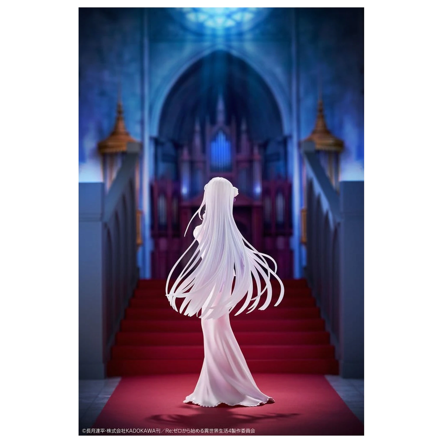 Re:ZERO -Starting Life in Another World- PVC Figur 1/7 Emilia Wedding dress Ver. 24 cm Produktfoto