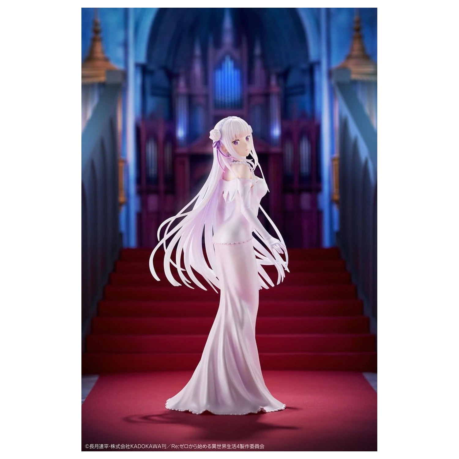 Re:ZERO -Starting Life in Another World- PVC Figur 1/7 Emilia Wedding dress Ver. 24 cm Produktfoto