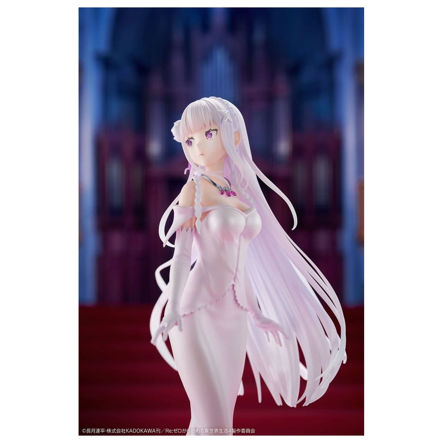 Re:ZERO -Starting Life in Another World- PVC Figur 1/7 Emilia Wedding dress Ver. 24 cm Produktfoto