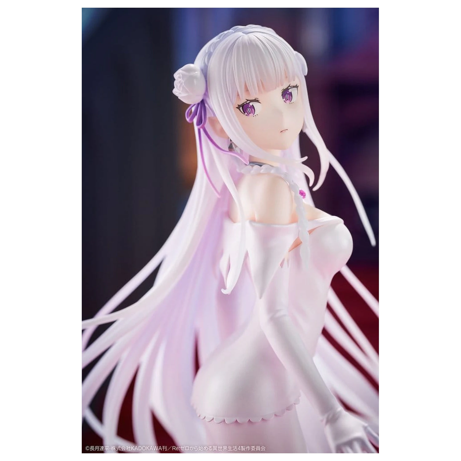 Re:ZERO -Starting Life in Another World- PVC Figur 1/7 Emilia Wedding dress Ver. 24 cm Produktfoto