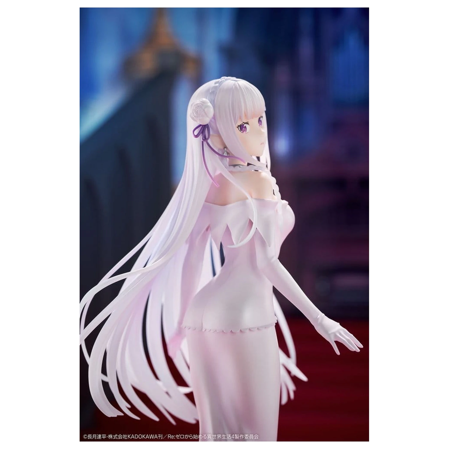 Re:ZERO -Starting Life in Another World- PVC Figur 1/7 Emilia Wedding dress Ver. 24 cm Produktfoto