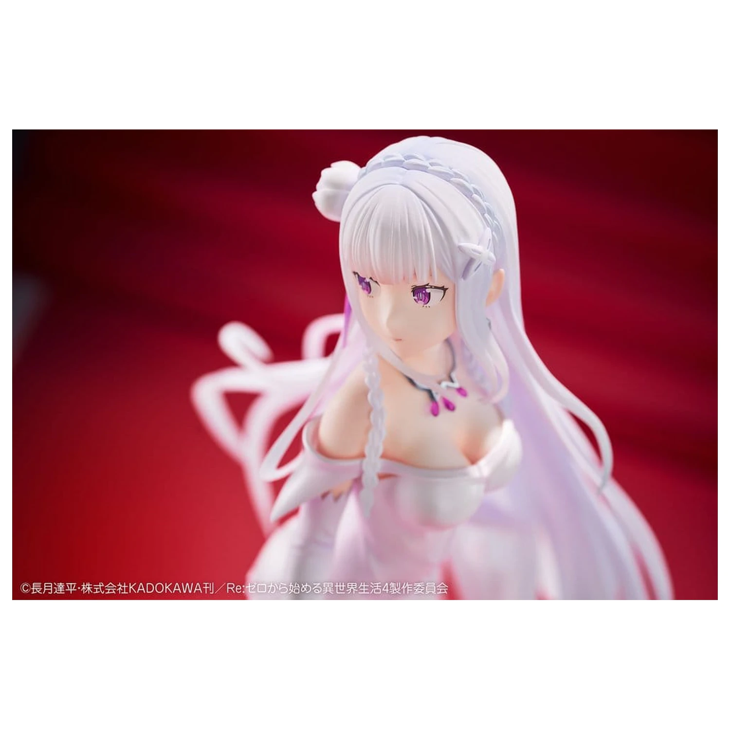 Re:ZERO -Starting Life in Another World- PVC Figur 1/7 Emilia Wedding dress Ver. 24 cm Produktfoto