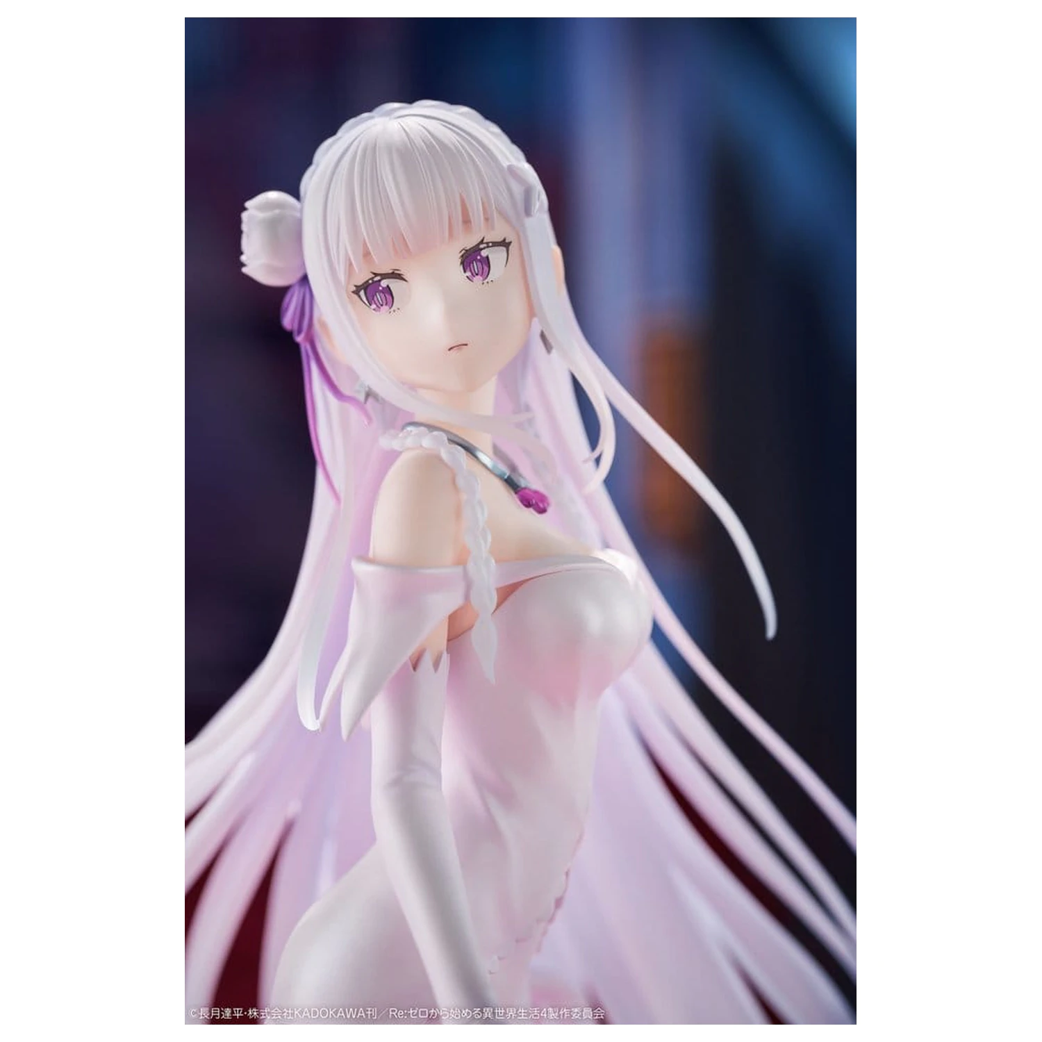 Re:ZERO -Starting Life in Another World- PVC Figur 1/7 Emilia Wedding dress Ver. 24 cm Produktfoto