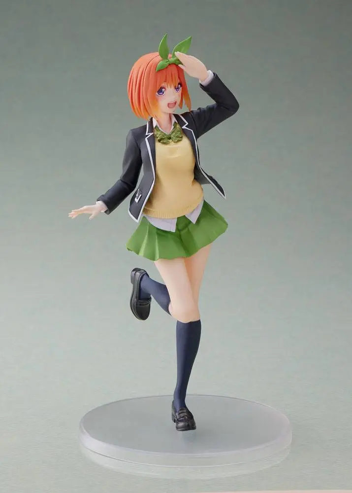 The Quintessential Quintuplets PVC Statue Yotsuba Nakano Uniform Ver. Renewal Edition termékfotó