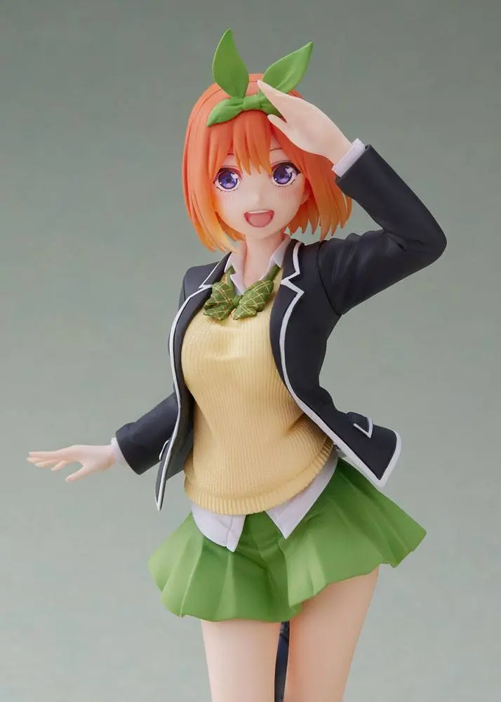 The Quintessential Quintuplets PVC Statue Yotsuba Nakano Uniform Ver. Renewal Edition termékfotó