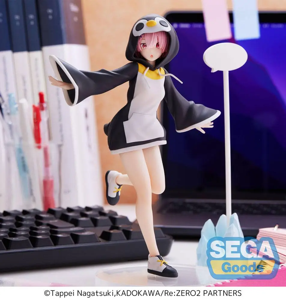 Re:Zero - Starting Life in Another World PVC Statue Ram Kotoriasobi Pink 20 cm Produktfoto