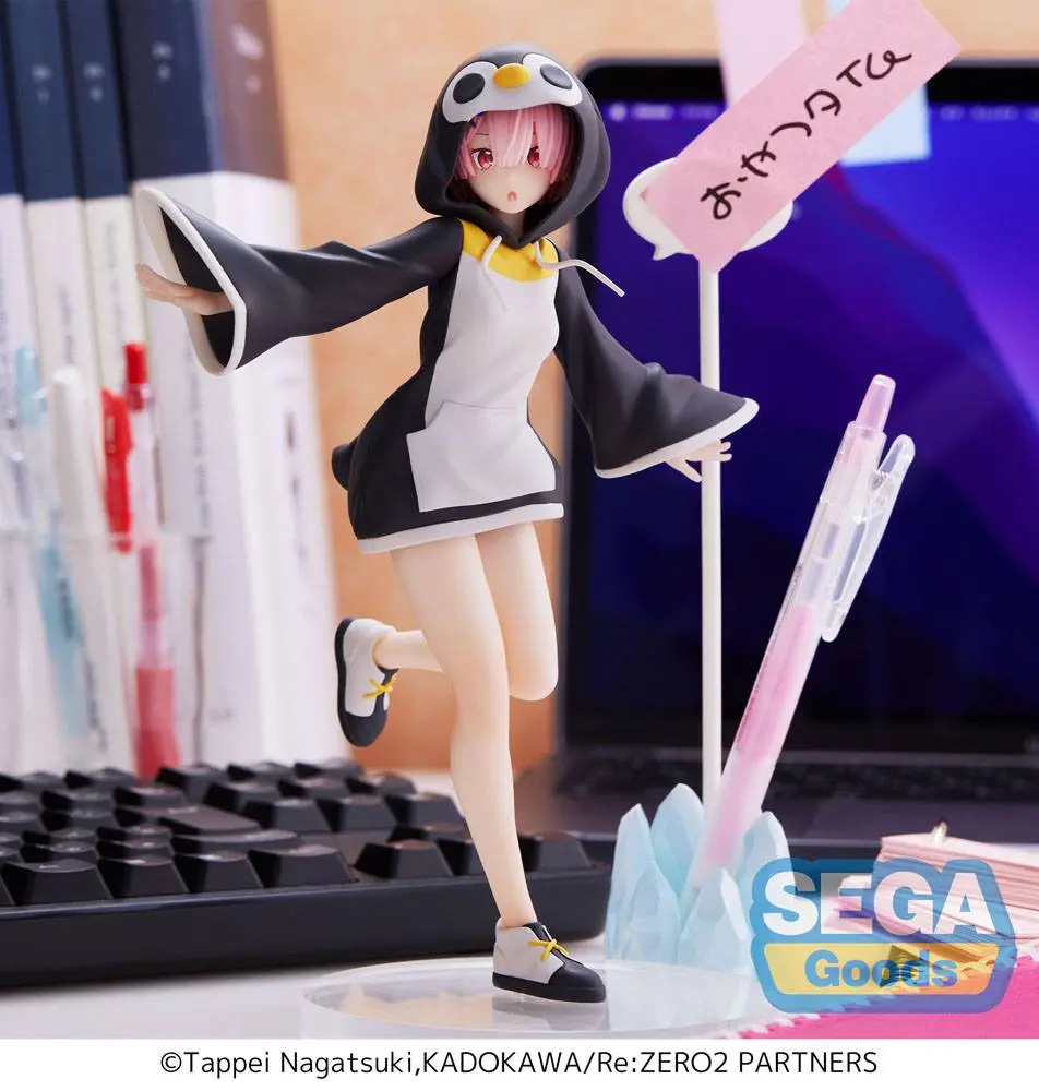 Re:Zero - Starting Life in Another World PVC Statue Ram Kotoriasobi Pink 20 cm Produktfoto