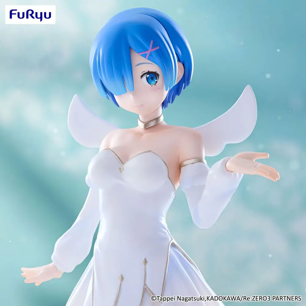 Re:Zero Starting Life In Another World Rem Little Wings Bicute Pure Figur 25 cm Produktfoto