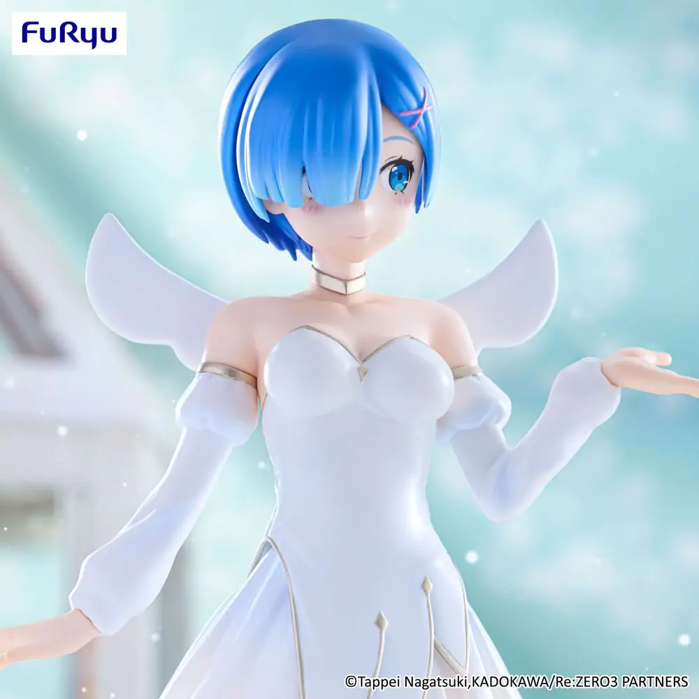 Re:Zero Starting Life In Another World Rem Little Wings Bicute Pure Figur 25 cm Produktfoto