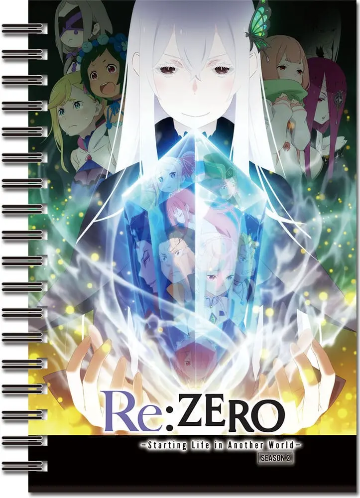 Re:Zero Starting Life in Another World Notizbuch A5 Season 2 Key Art #01 Produktfoto