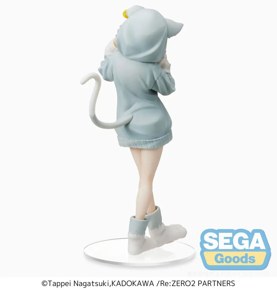 Re:Zero Starting Life in Another World SPM PVC Statue Emilia The Great Spirit Puck 21 cm Produktfoto