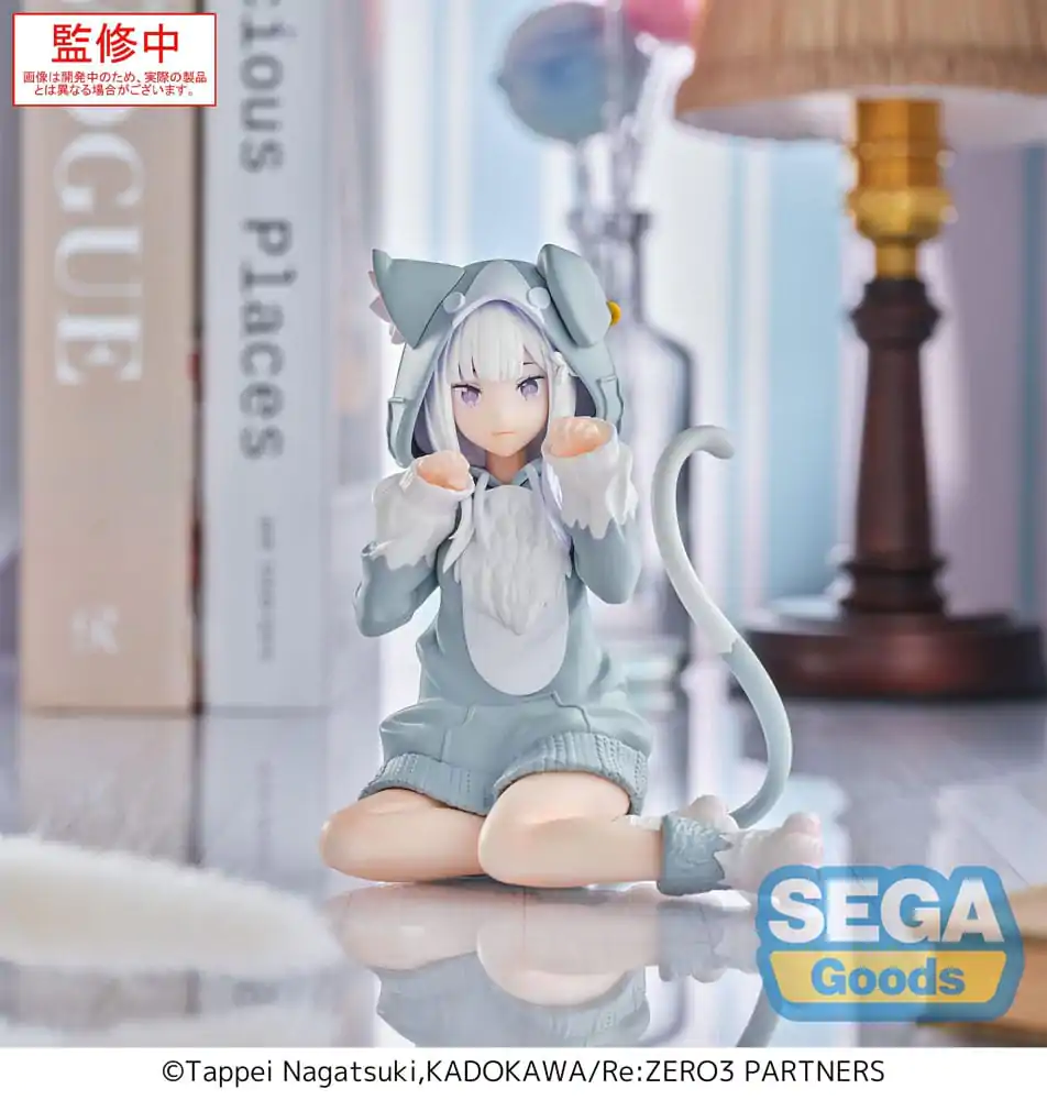 Re:Zero Starting Life in Another World Yumemirize PVC Statue Emilia Mofumofu Pack 11 cm Produktfoto