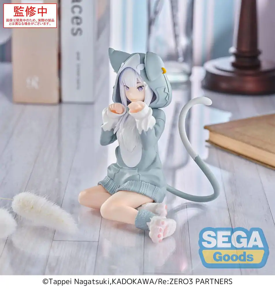 Re:Zero Starting Life in Another World Yumemirize PVC Statue Emilia Mofumofu Pack 11 cm Produktfoto