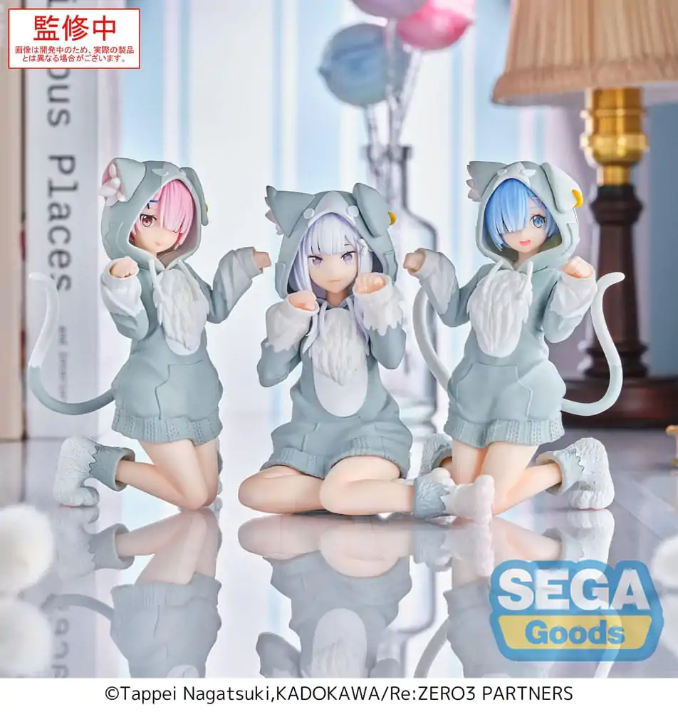 Re:Zero Starting Life in Another World Yumemirize PVC Statue Ram Mofumofu Pack 11 cm Produktfoto