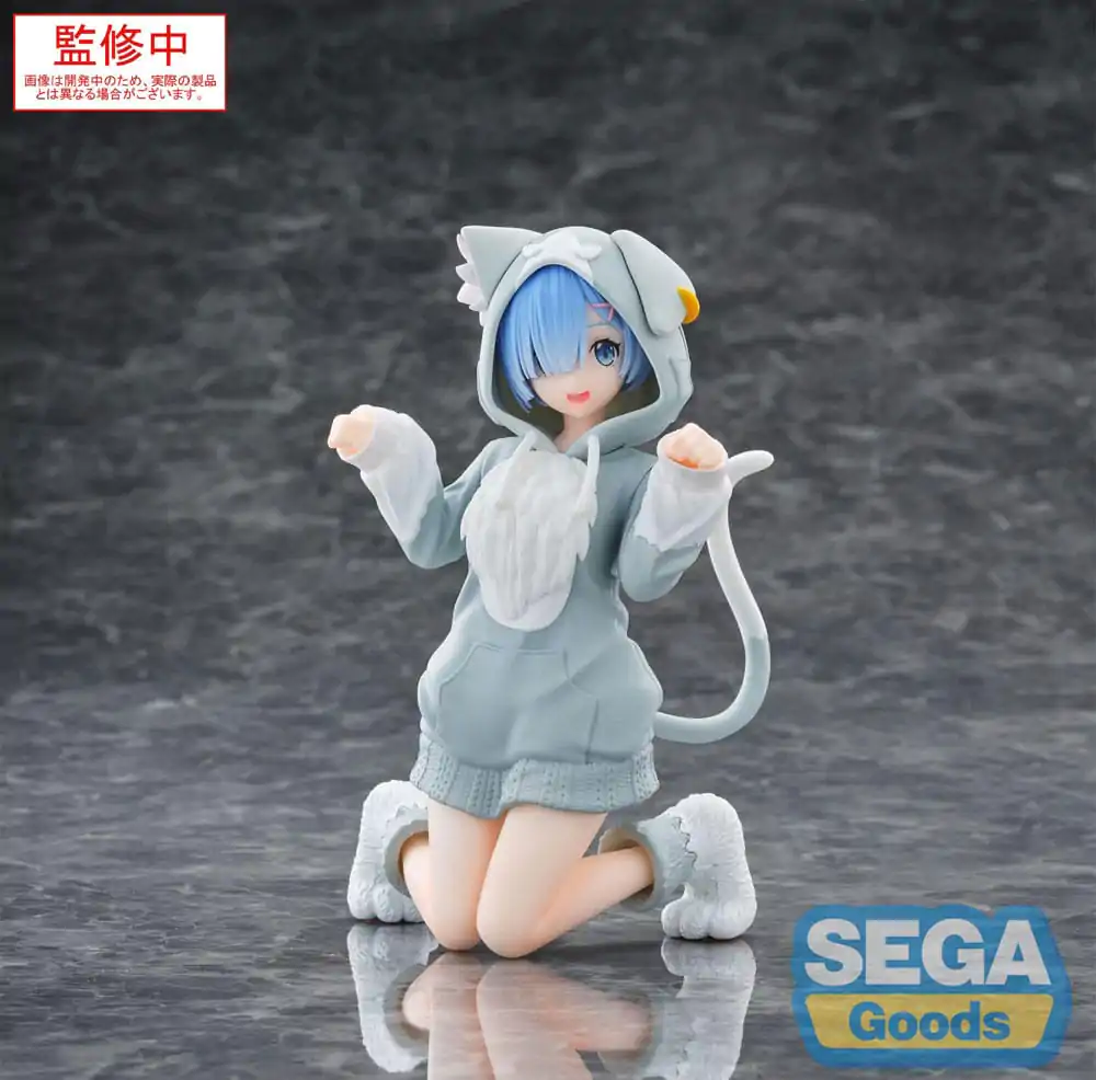 Re:Zero Starting Life in Another World Yumemirize PVC Statue Rem Mofumofu Paket 11 cm Produktfoto
