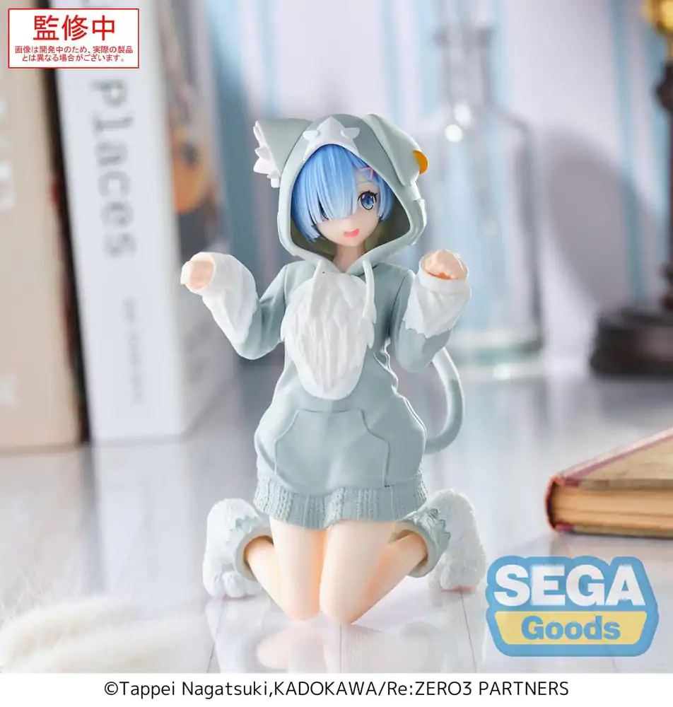 Re:Zero Starting Life in Another World Yumemirize PVC Statue Rem Mofumofu Paket 11 cm Produktfoto