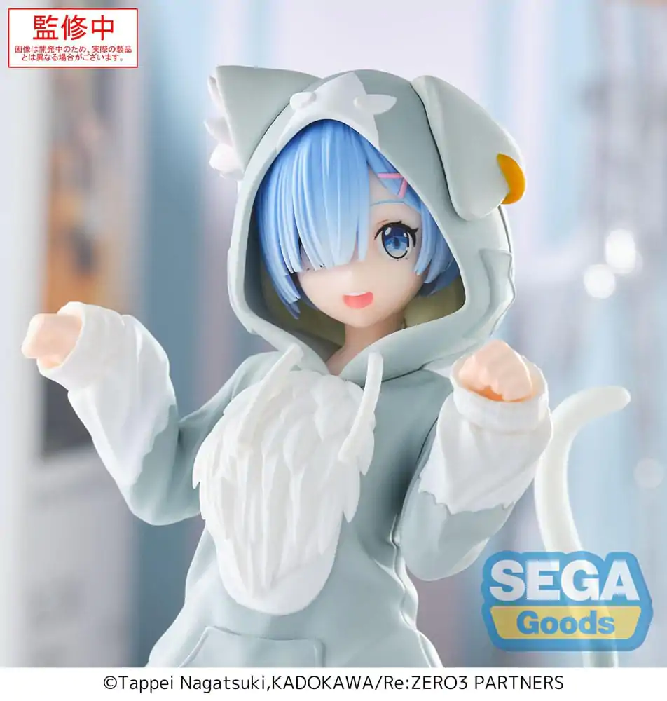 Re:Zero Starting Life in Another World Yumemirize PVC Statue Rem Mofumofu Paket 11 cm Produktfoto