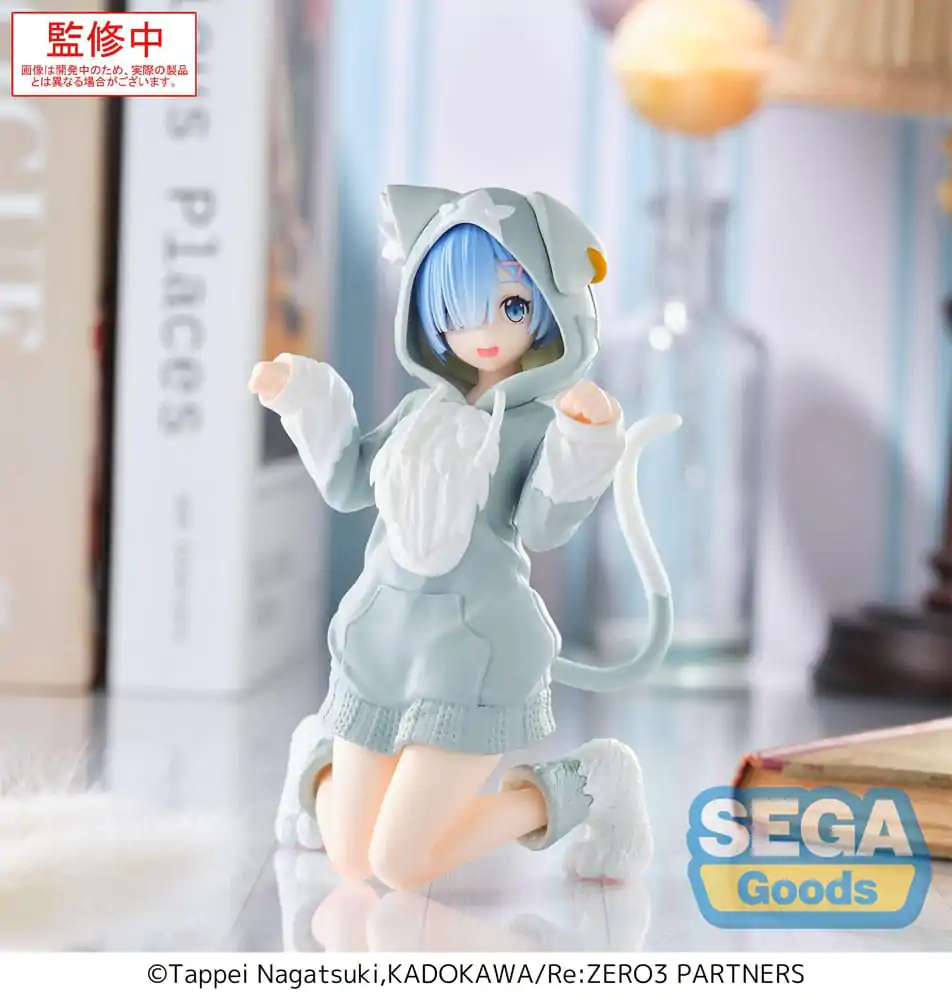 Re:Zero Starting Life in Another World Yumemirize PVC Statue Rem Mofumofu Paket 11 cm Produktfoto