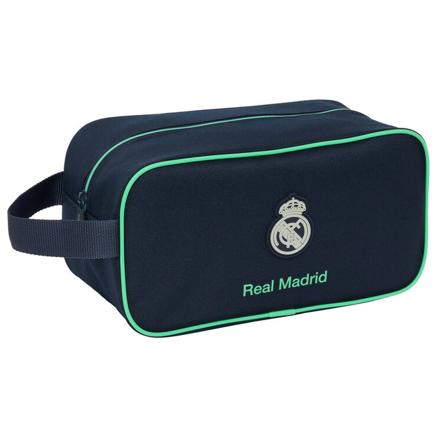 Real Madrid 2 Ausrüstung 25/26 Schuhe Tasche Produktfoto