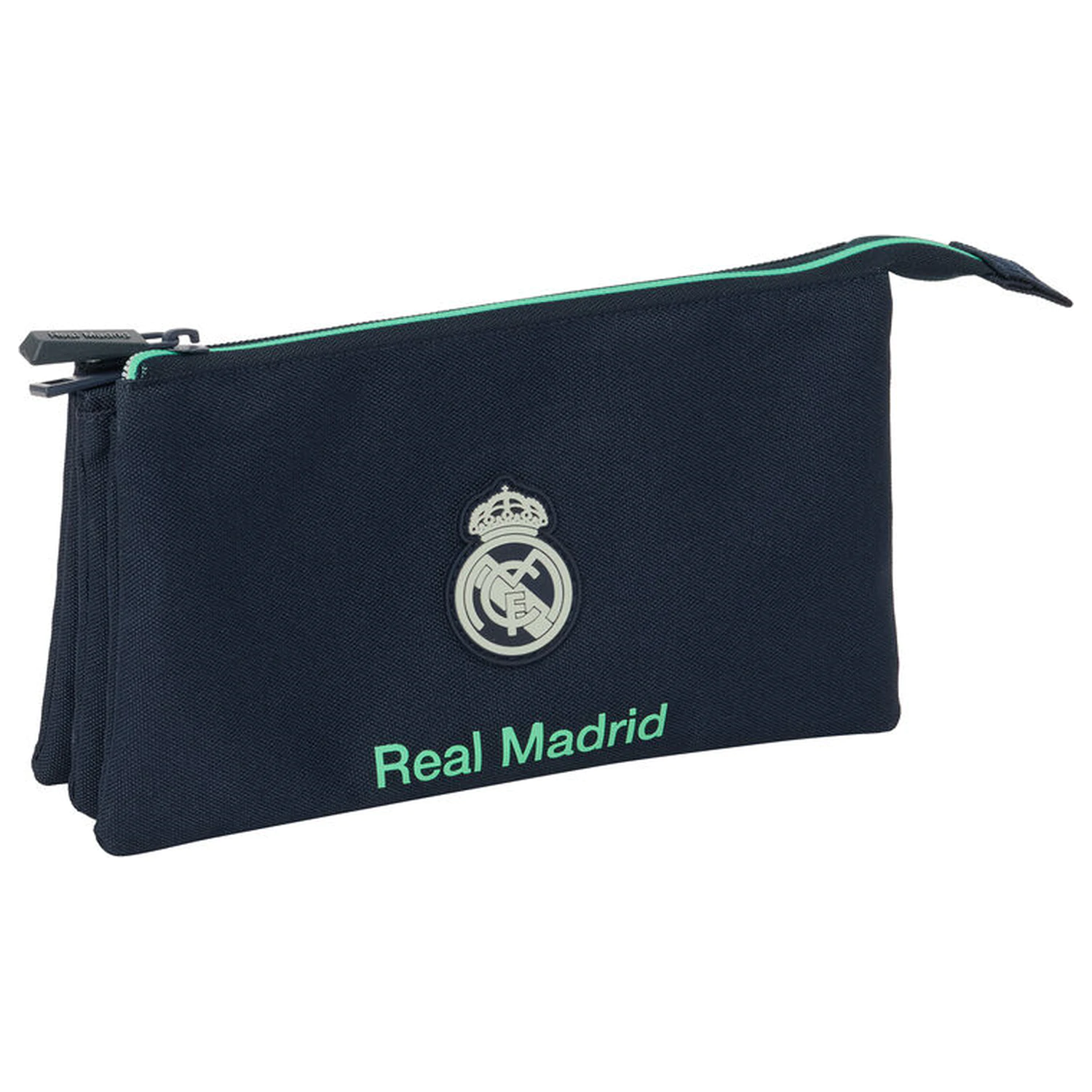 Real Madrid 2 Ausrüstung 25/26 dreifaches Federmäppchen Produktfoto