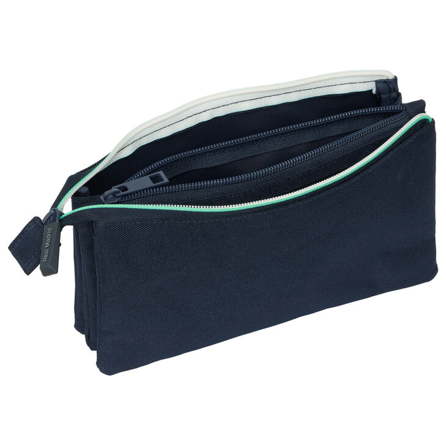 Real Madrid 2 Ausrüstung 25/26 dreifaches Federmäppchen Produktfoto