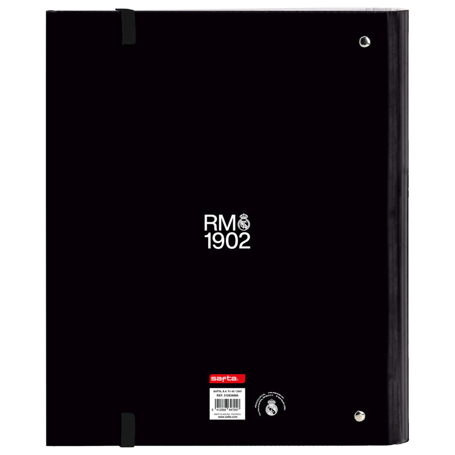 Real Madrid 26/27 A4 Karton 4 Ringe Ordner mit Blättern Produktfoto