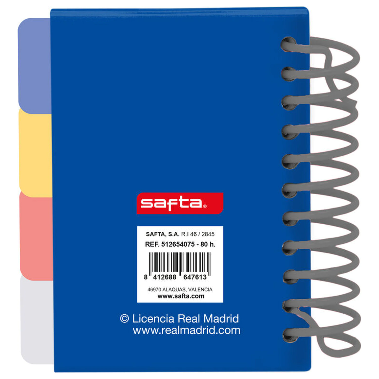 Real Madrid 26/27 A7 Notizbuch Produktfoto