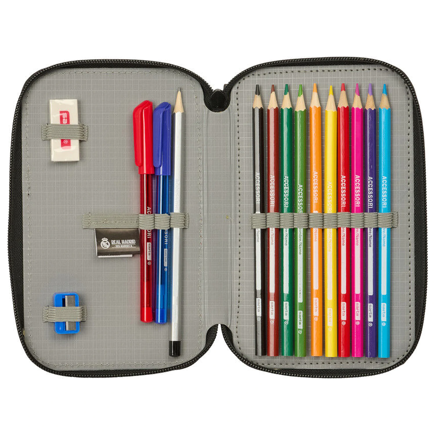 Real Madrid 26/27 Doppel Bleistiftmappe 29 Stück Produktfoto