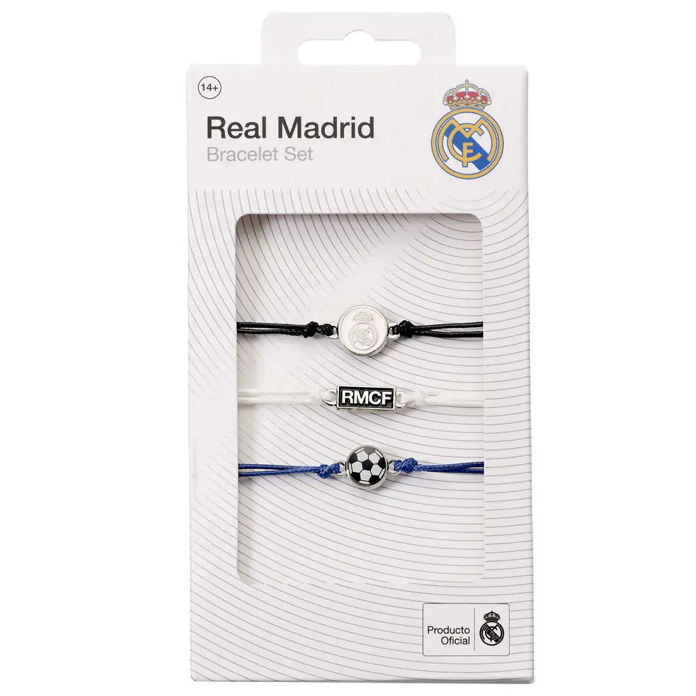 Real Madrid Freundschafts Set 3 Armbänder Produktfoto