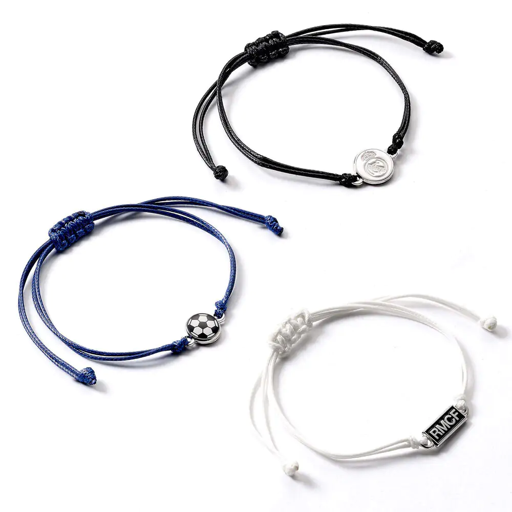 Real Madrid Freundschafts Set 3 Armbänder Produktfoto