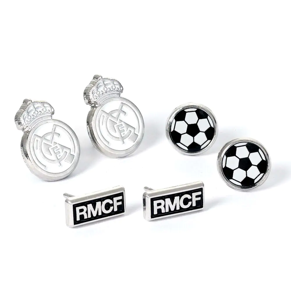 Real Madrid Set 3 Paar Ohrringe Produktfoto