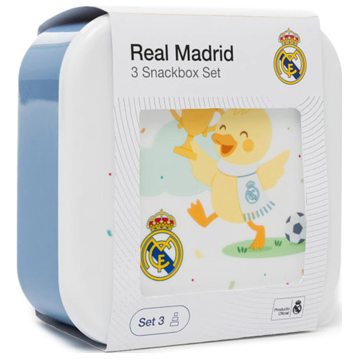 Real Madrid 3 Brotdosen Set Produktfoto